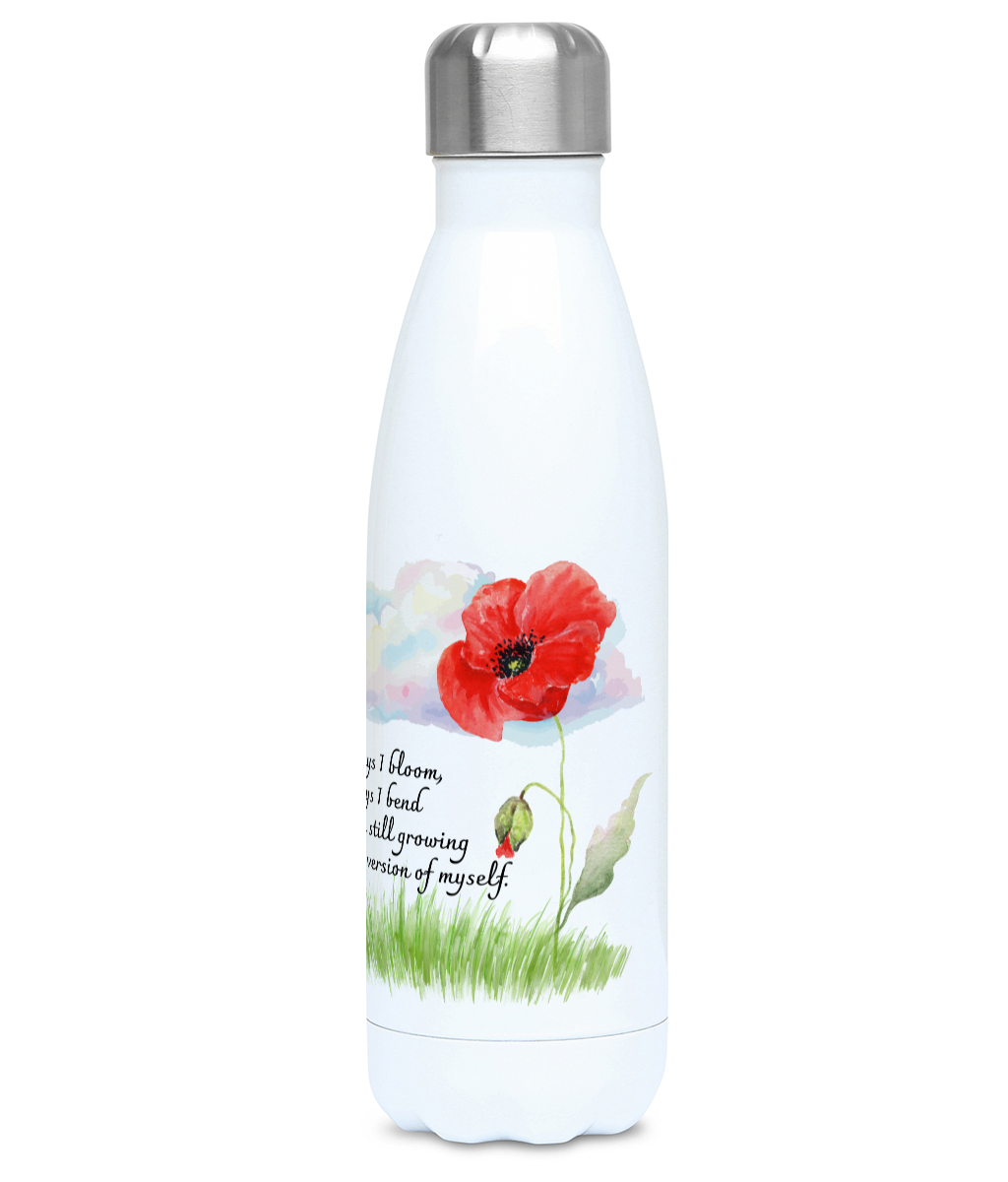 I Bloom, I Bend, I Grow Water Bottle 500ml | BodyKindness