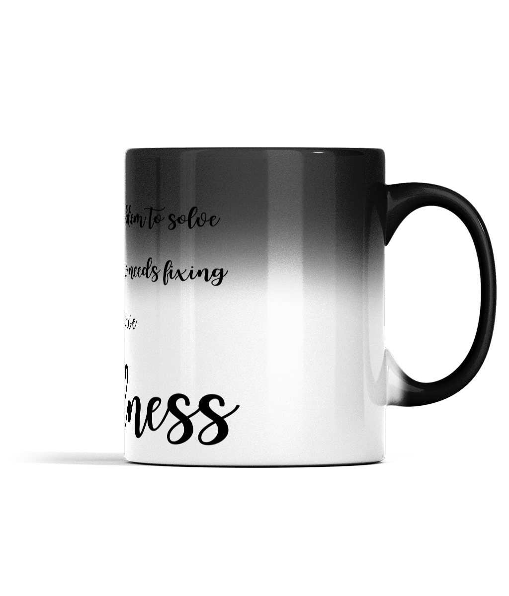 11oz Black Colour Changing Mug Kindness Mug
